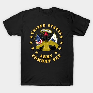 US Army Center - Combat Veteran T-Shirt